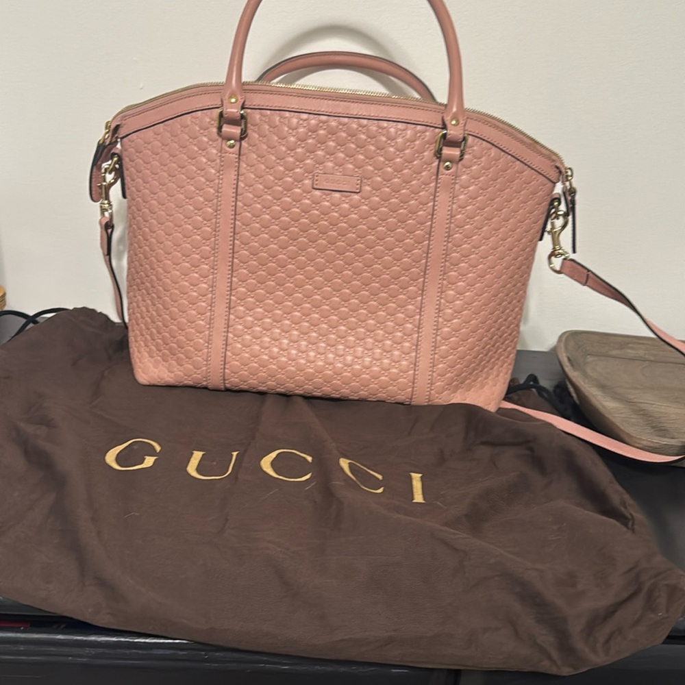 Original dusty pink Gucci bag - gently used